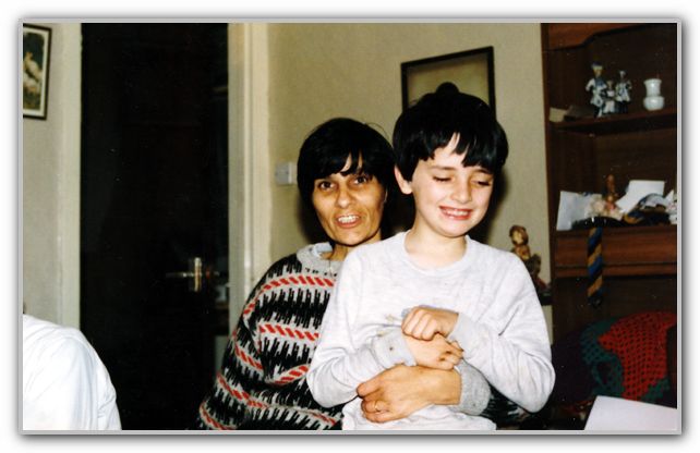 Mum with nephew Mark